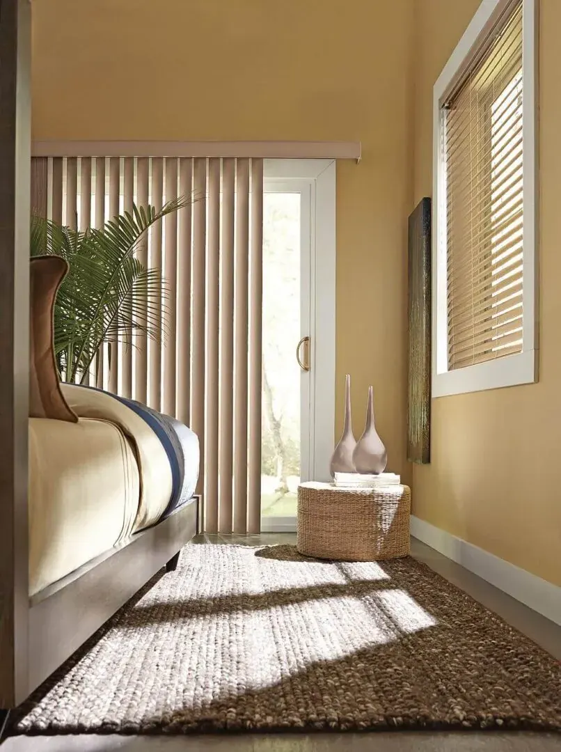 Vertical Blinds, Panel Track, or Shades for Your Whitestown Slider